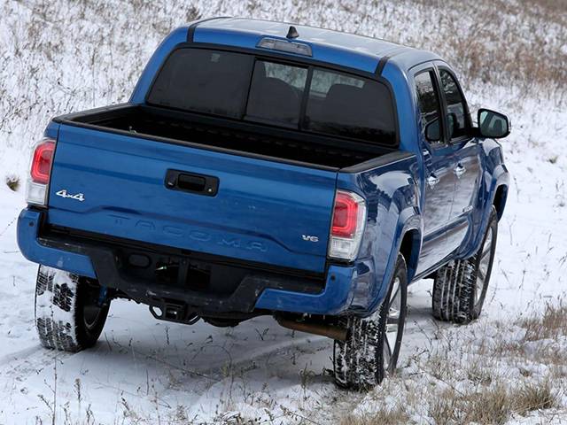 The rear section of the 2016 Toyota Tacoma