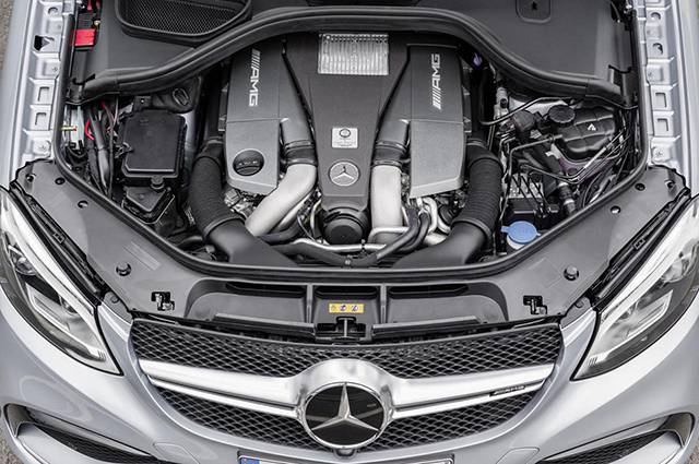 The 5.5-liter twin turbo V8