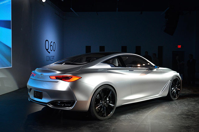 Rear of the Infiniti Q60 concept