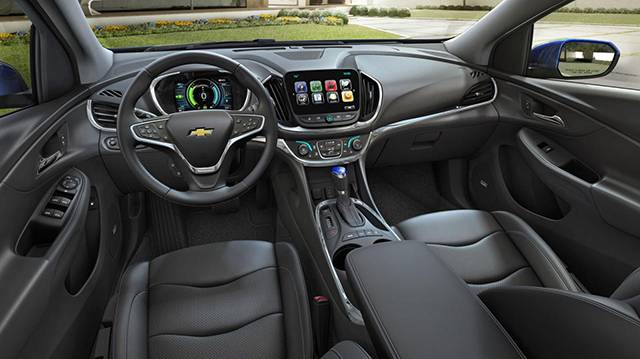 The interior of the new Volt