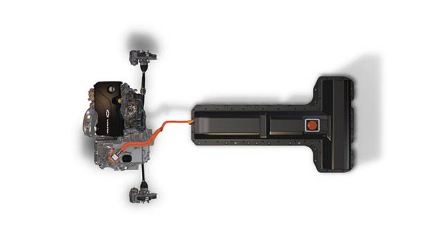 The powertrain of the new Volt