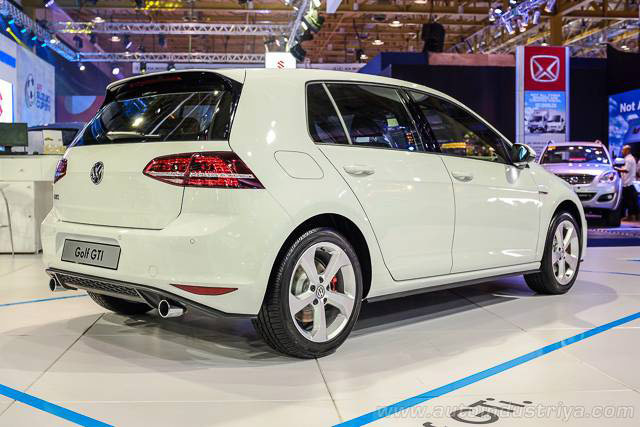 Rear of the 2015 Volkswagen GTI