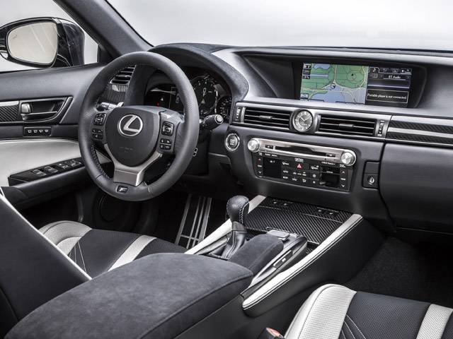 GS F cockpit