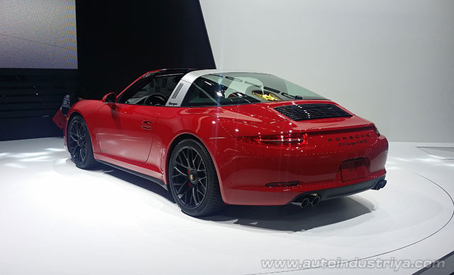 Rear of the Porsche 911 Targa 4 GTS