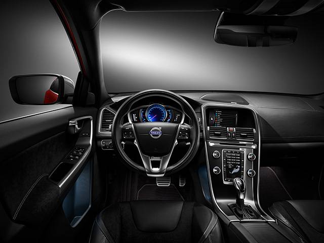 The interior of the R-Design Volvos