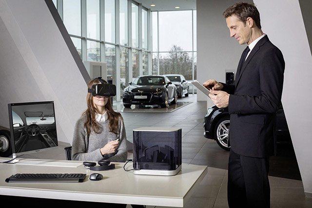 The Audi VR experience