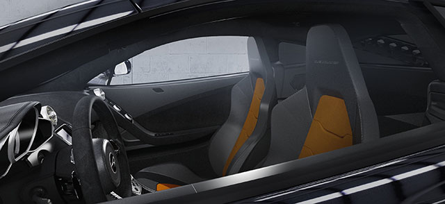 Interior of the McLaren