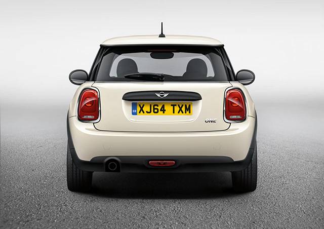 Rear of the Mini One