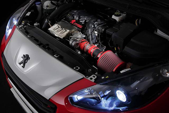 The upgraded 1.6-liter THP engine