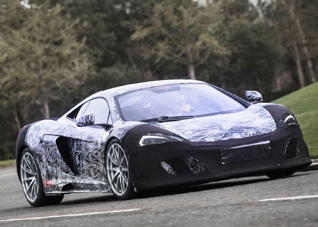 The McLaren 675LT disguised prototype