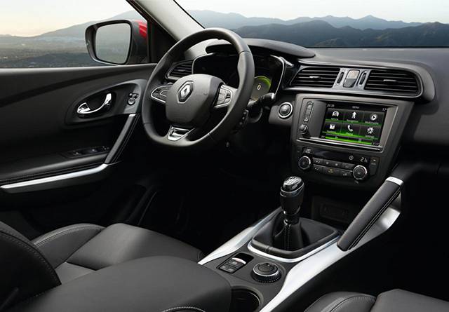 The interior of the Renault Kadjar