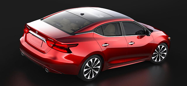 Rear of the 2016 Nissan Maxima