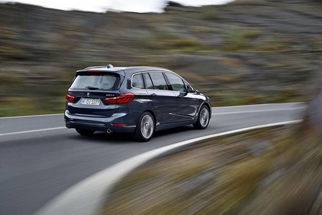 The rear and side of the BMW 2-Series Gran Tourer