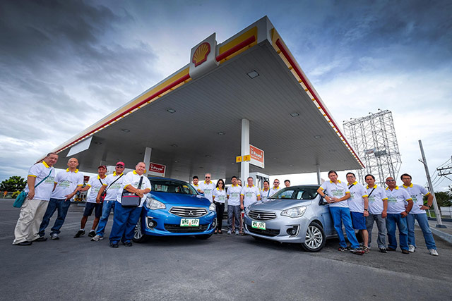 The Mitsubishi Mirage G4 Eco Marathon team