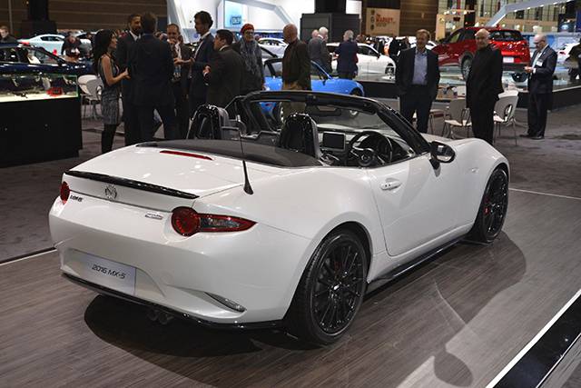 The rear of the Mazda MX-5 design accessories concept