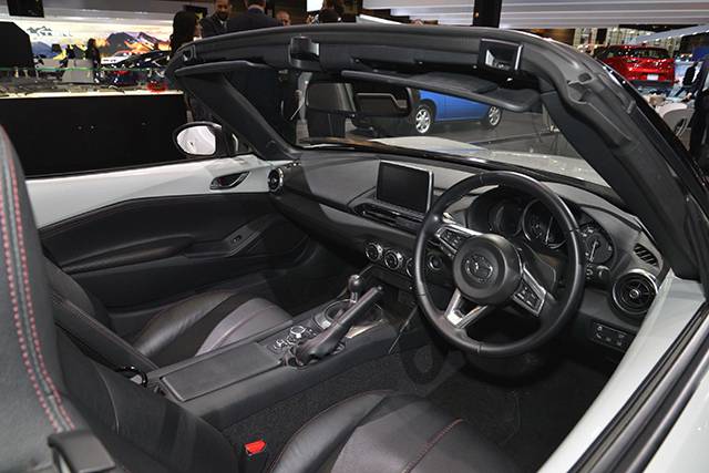 The interior of the Mazda MX-5 accessories design concept