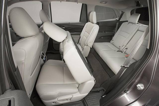 The improved seating configuration of the Honda Pilot