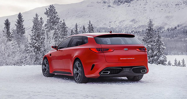 Rear of the Kia Sportspace concept
