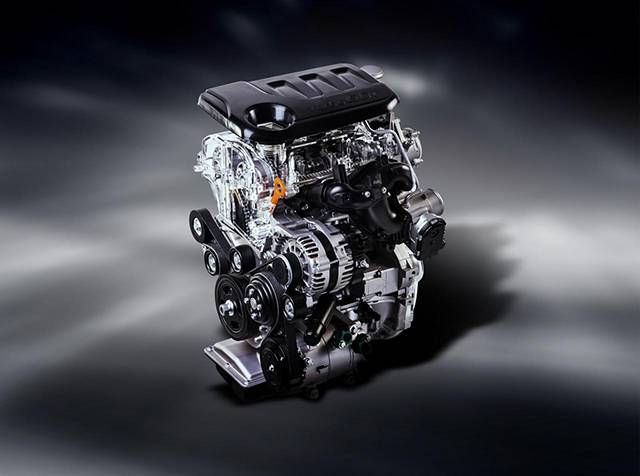 The new T-GDI three-cylinder engine