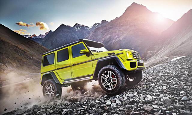 The G 500 4x4 2 concept in action