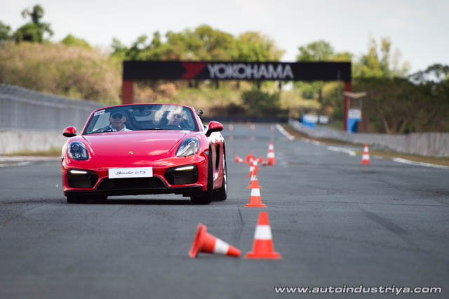 Slalom with Boxster GTS