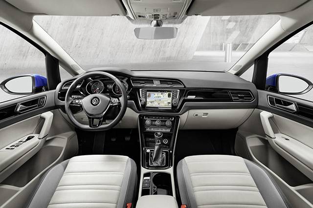 The interior of the all-new Volkswagen Touran