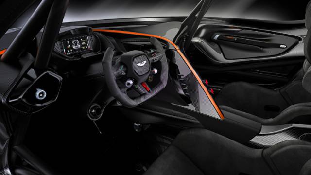 Interior of the Aston Martin Vulcan