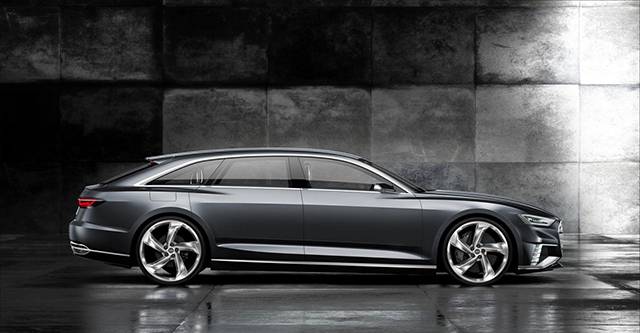 The side profile of the Audi Prolouge Avant concept