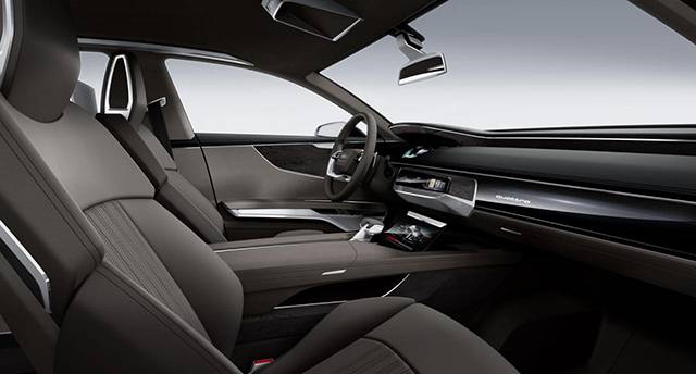 The interior of the Audi Prologue Avant concept