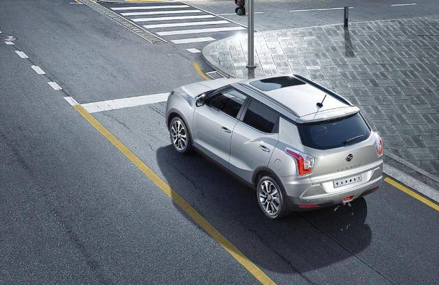 Rear of the 2015 SsangYong Tivoli