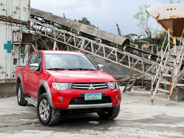 The outgoing Mitsubishi Strada