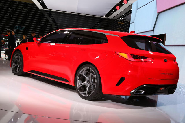 Rear of the Kia Sportspace concept