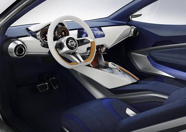 The interior of the Nissan Sway concept