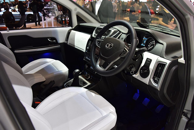 Interior of the Tata Hexa concept