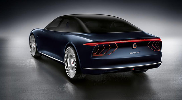 Rear of the Italdesign Giugiaro GEA concept