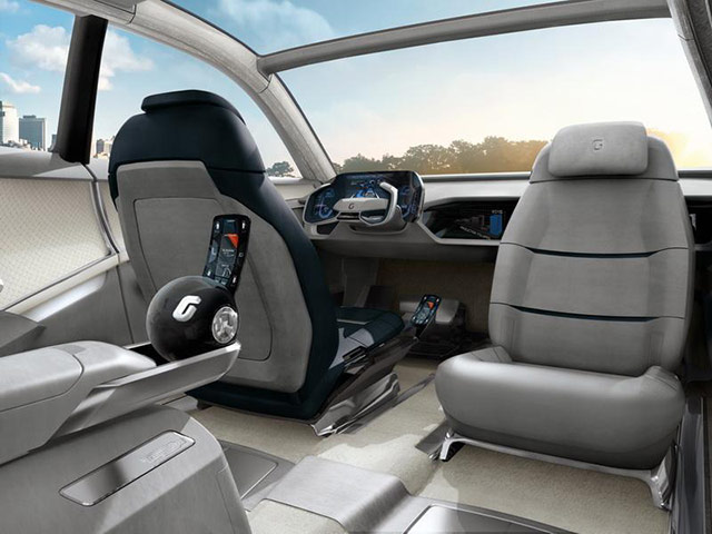 Interior of the Italdesign Giugiaro GEA concept