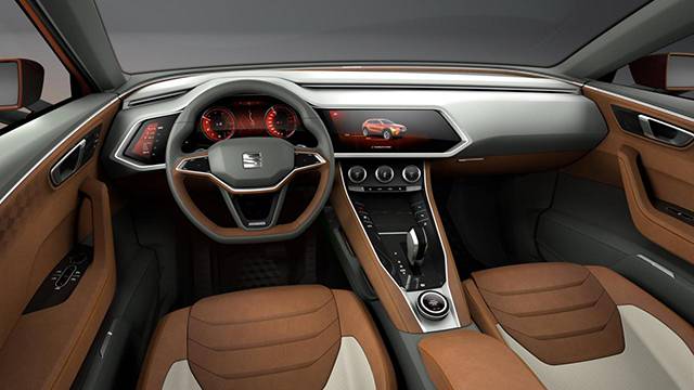 The interior of the SEAT 20V20 concept