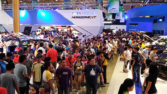 Crowd attendance during the 2014 Manila International Auto Show