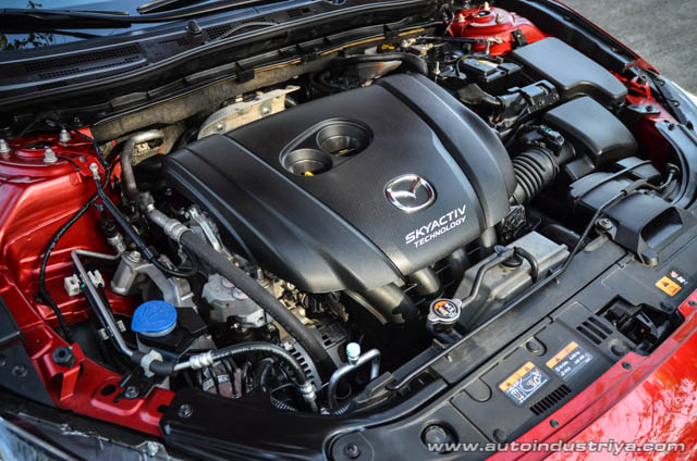 2015 Mazda3 engine shot