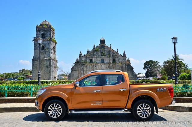 Nissan NP300 Navara with Paoay Church
