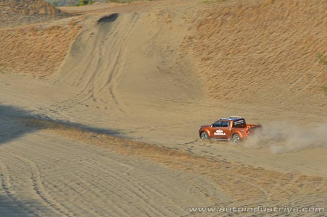 NP300 playing in the sand dunes