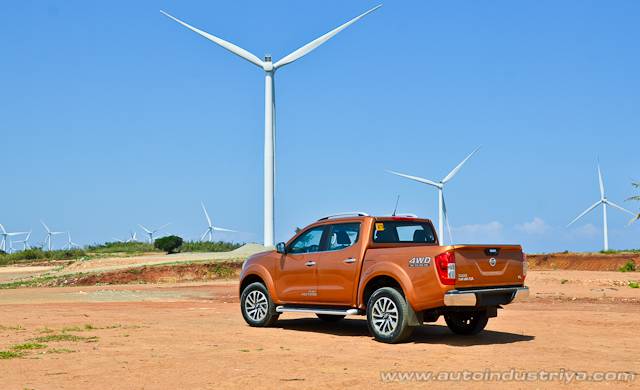 Nissan NP300 Navara with Bangui Windmills