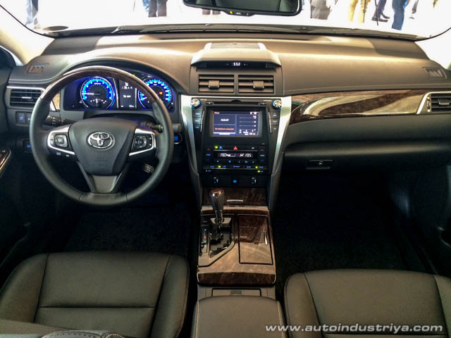 The interior of the 2015 Toyota Camry