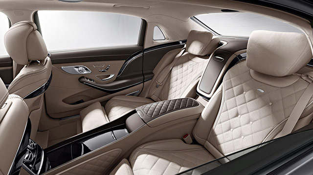 Interior of the Mercedes-Maybach