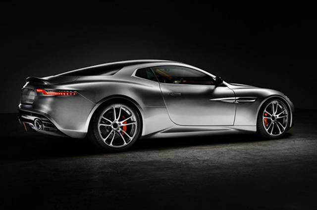 The rear and side of the Thunderbolt concept by Henrik Fisker