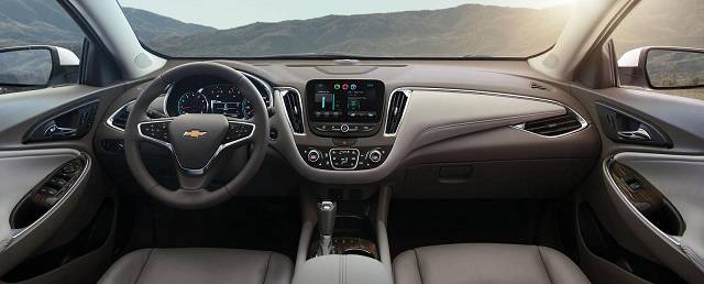 The interior of the all-new Malibu