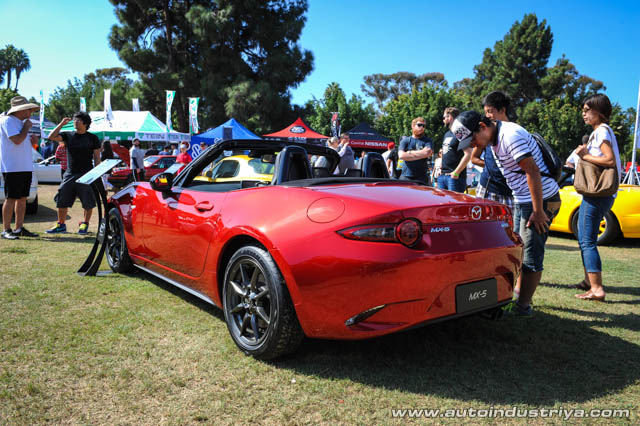 The rear and side of the all-new Mazda MX-5
