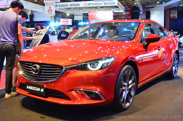The updated Mazda6 sedan