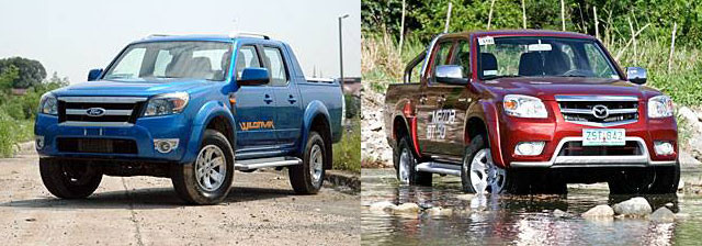 The Ford Ranger and BT-50