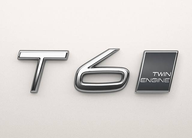 The Volvo S60L Twin Engine badging